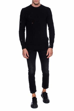 Ribbed sweater with holes, zdjęcie 2 Ribbed sweater with holes od Diesel Black Gold